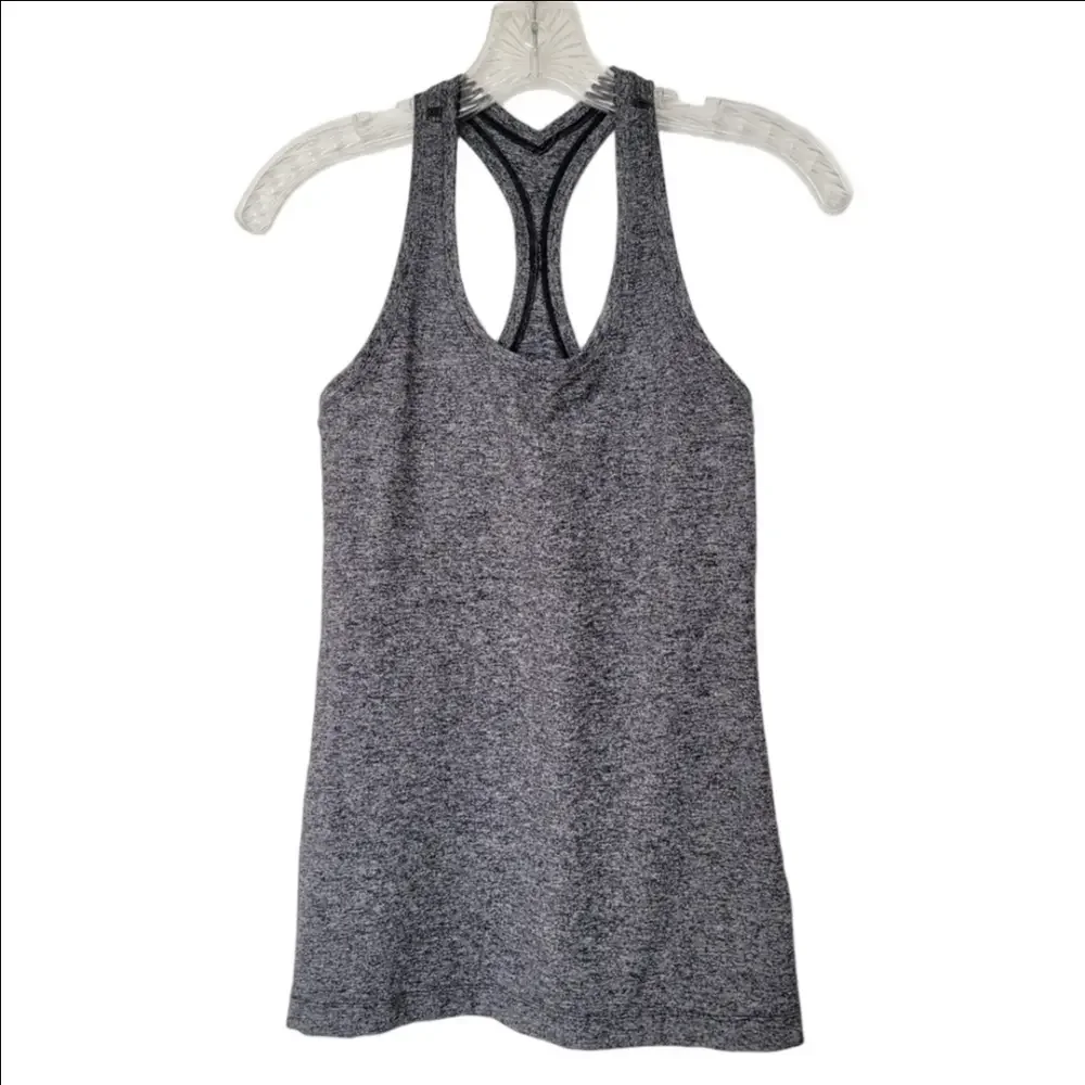 LULULEMON Gray Women's Racerback Tank Top - Picture 2 of 7